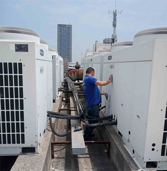 叶集中央空调制热和不制冷系统维修方法